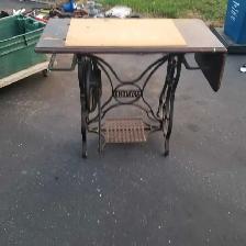 sowing machine table