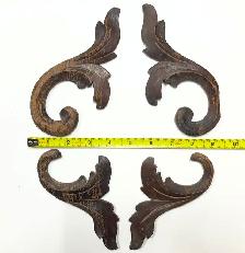 Vintage Decorative Wood DETAILS - Photo 3