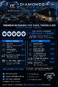 Diamonds Edge Detailing Cars Trucks RVS