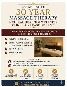 Wellness Clinic for Rent or Lease