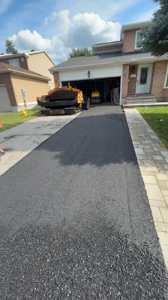 asphalt driveway