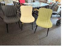 Brand New Modern Channel-Tufted Dining Chairs  $59 - Photo 3
