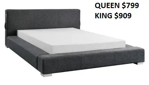 PLATFORM BEDS WITH BUILT IN USB PORTS!