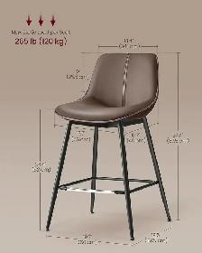 Brand New Set of 2 Swivel Bar Stools $178 - Photo 8