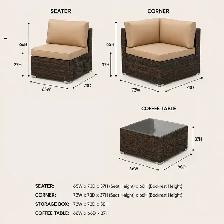 Brand New 8pcs Patio Furniture with Storage Set Special $599