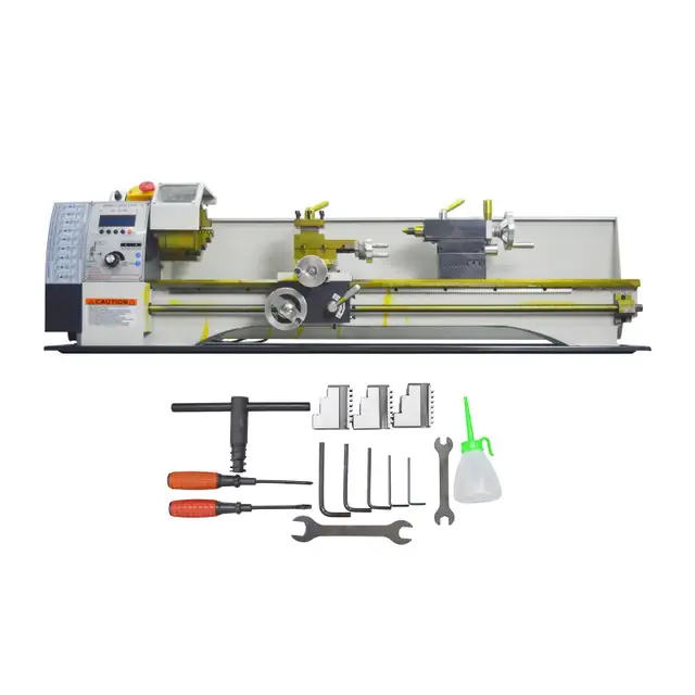Promotion RC-210E Imperial/ Metric Metal Bench Lathe824' 028353