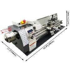 Promotion 832" Double Chuck Electronic Pulse Metal Lathe 028364 - Photo 2
