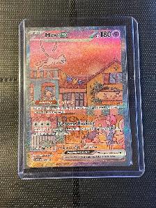 Mew Ex scarlet & violet promo card