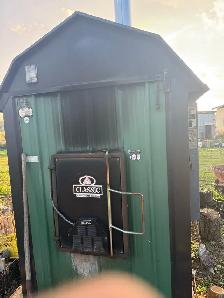 outdoor wood stove