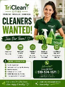 Cleaners Wanted