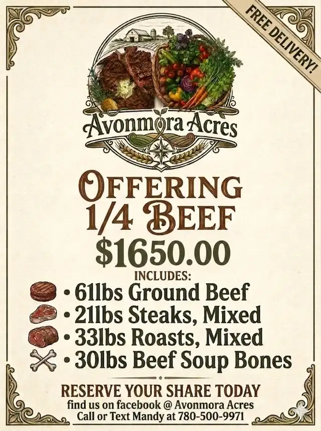 Beef for any freezer size!