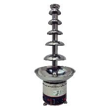 110V 304SS 6-tiers Chocolate Fountain Digital Show Button 153167