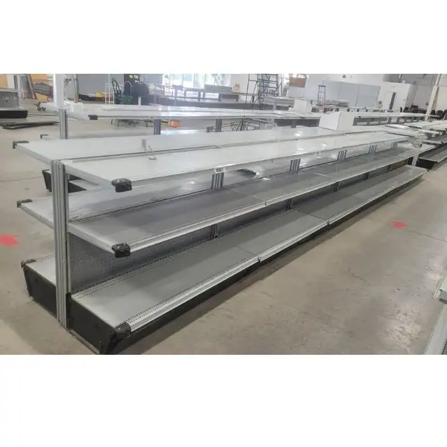 Commercial Double-Sided Retail Gondola Shelving