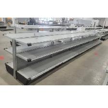 Commercial Double-Sided Retail Gondola Shelving