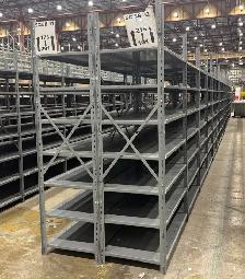 Used industrial shelving 24' deep x 48' wide - 6', 7' or 8' tall - Photo 2