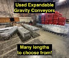 USED EXPANADABLE GRAVITY CONVEYOR - SKATE WHEEL TYPE