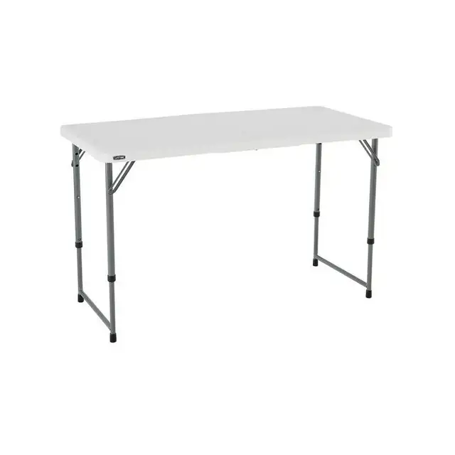 Lifetime 4 Ft Adjustable Height  Commercial Table