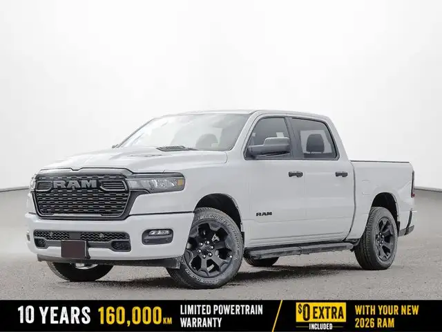 2026 Ram 1500 Express Crew 4x4 3.0L Black Edition Bucket Seats