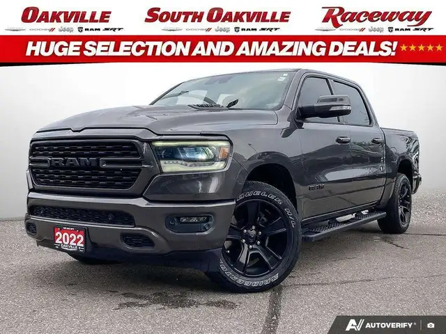 2022 Ram 1500 SPORT CREW | BEDLINER | GPS NAVI | HARD TONNEAU |