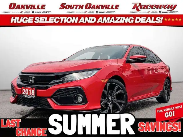 2018 Honda Civic SPORT TOURING | SUNROOF | HEATED LEATHER SEATS