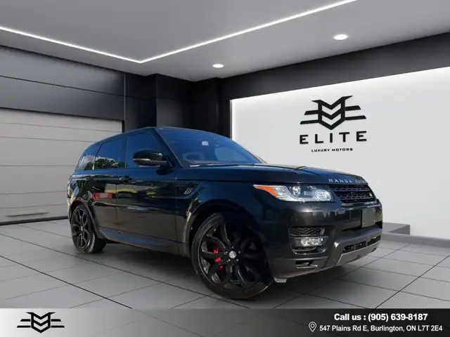 2016 Land Rover Range Rover Sport 4WD V8 SC DYNAMIC - LOW KMS -