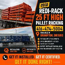25 ft Tall USED pallet racking Pallet Rack