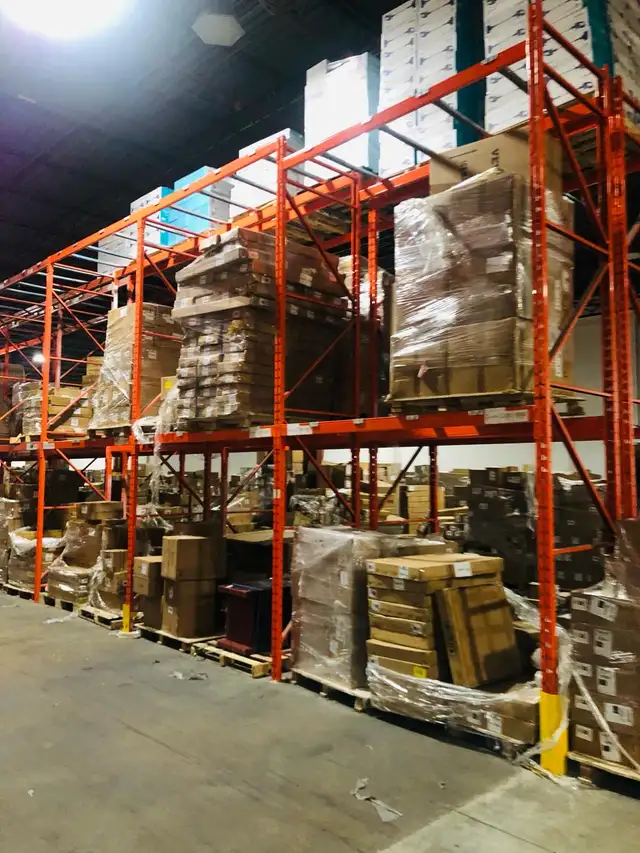 18' High x 42' USED REDIRACK Upright Frames Pallet Racking