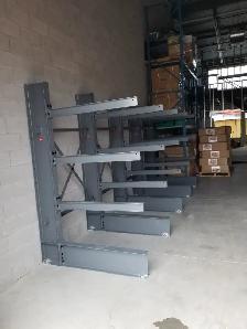 8’ tall cantilever racking in stock - quick ship ready. - Photo 2