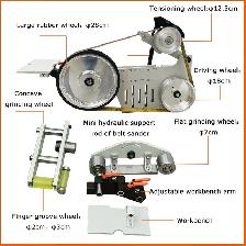 Belt Sander 63-71" Belt Grinder Double Stands 190238 - Photo 8