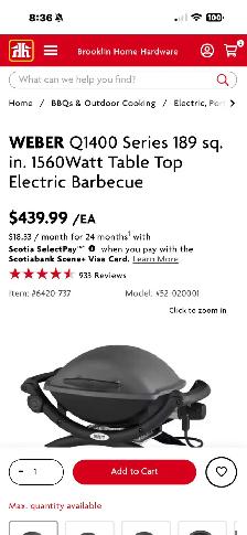 Weber Q 1400 Grill Brand New in Box - Photo 4