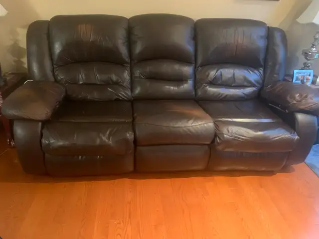 FREE Reclining Sofa - Electric, Leather