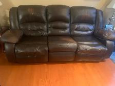 FREE Reclining Sofa - Electric, Leather