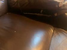 FREE Reclining Sofa - Electric, Leather - Photo 2