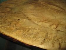 RAYMOND BEAVER SEWING MACHINE LIVE EDGE COFFEE ENTRANCE TABLE - Photo 4