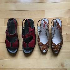 Sandales, grandeur 38/39 (8/9) (3 items)