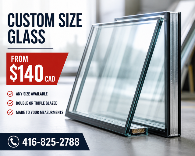 Window Glass for PVC Frames – Any Size