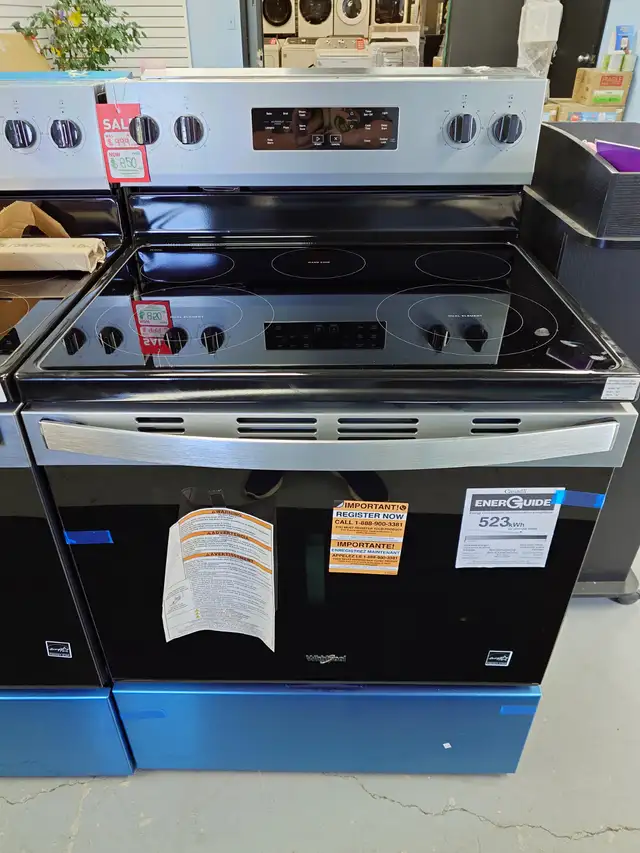 Whirlpool '30' Stainless Steel Freestanding Electric Range
