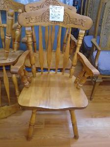 6 wooden chairs - Photo 2