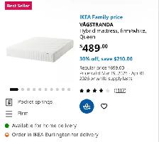 ikea mattress - Photo 3