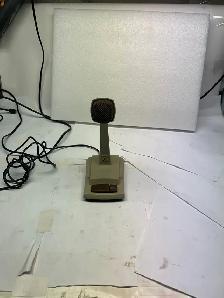 Vintage desk microphone