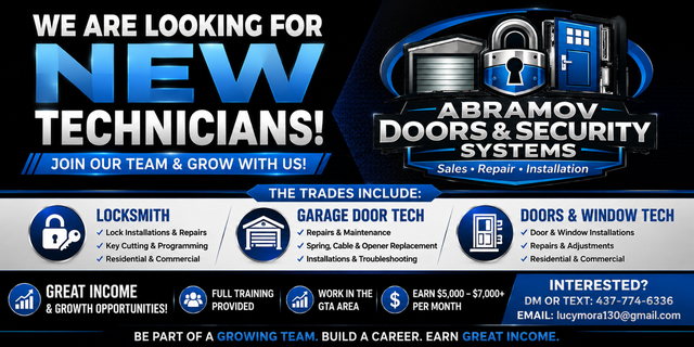 WE’RE HIRING – TECHNICIANS WANTED