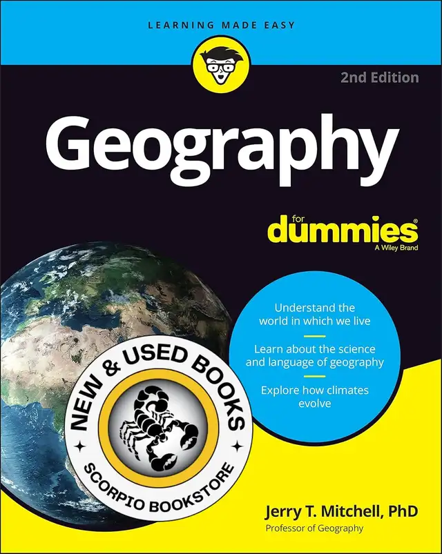 Geography for Dummies 2nd Edition Mitchell 9781119867128