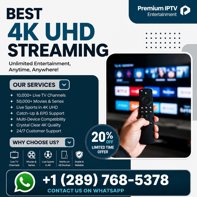 Stable sports content with 4K quality
