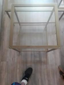 Glass top coffee table and end tables. - Photo 2