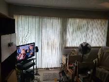 BLINDS VIRTICAL  (BEIGE) LIVING ROOM/BEDROOM