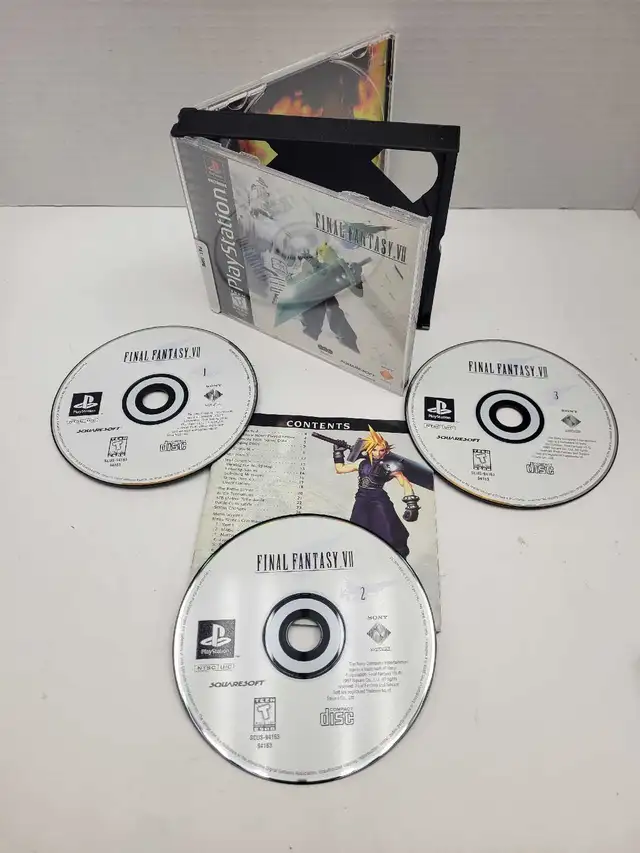 PS1 Final Fantasy VII - Black Label