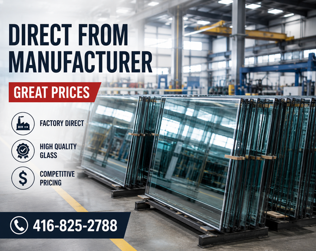 Custom Glass for Plastic Window Frames
