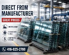 Custom Glass for Plastic Window Frames