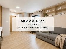 All inclusive studios and 1-bedroom close to Algonquin College