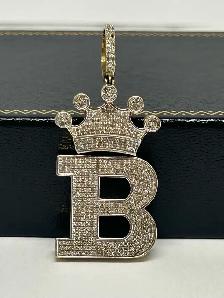 10k Inatial B Crown Pendant - Photo 5